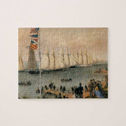  Maritiem, New York Yacht Club Regatta Legpuzzel (Horizontaal)