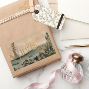 Maritiem, New York Yacht Club Regatta Rechthoekige Sticker