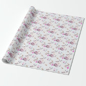 Maritiem patroon cadeaupapier (Uitgerold)