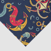 Maritiem Patroon Tissuepapier (Detail)