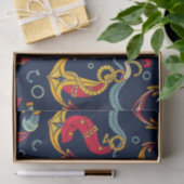 Maritiem Patroon Tissuepapier (Geschenk)