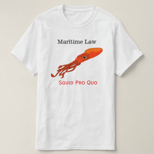 Maritiem recht t-shirt (Design voorkant)