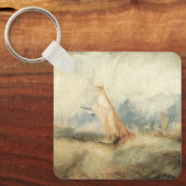  maritiem schip Seascape door Joseph Turner Sleutelhanger (Voorkant)