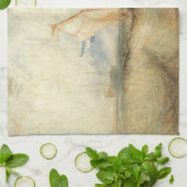 maritiem schip Seascape door Joseph Turner Theedoek (Gevouwen)