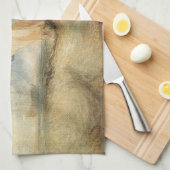 maritiem schip Seascape door Joseph Turner Theedoek (Quarter Fold)