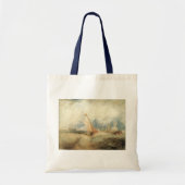 maritiem schip Seascape door Joseph Turner Tote Bag (Voorkant)