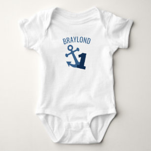 Maritiem Shirt voor Eerste Verjaardag