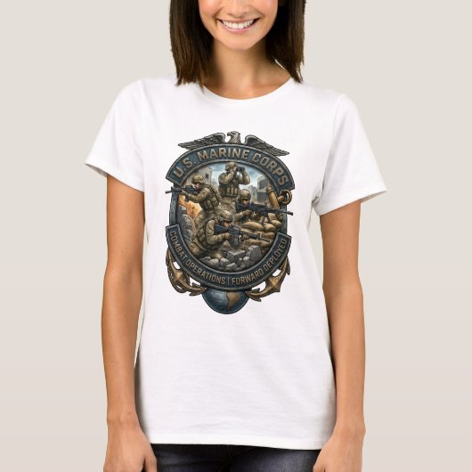 Maritiem slagveld T-shirt (Voorkant)