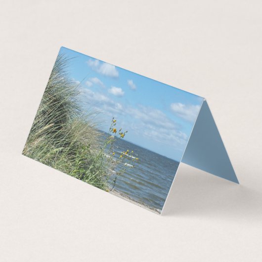 Maritiem strand kantoor visitekaartje (Voorkant)