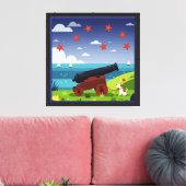 Maritiem tafereel canvas afdruk (Insitu (Woonkamer))