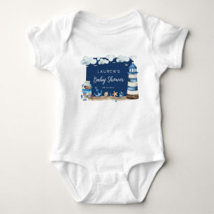 Maritiem Thema Baby Shower Baby Bodysuit