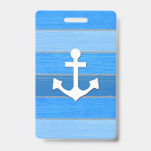 Maritiem thema ontwerp badge (Achterkant)