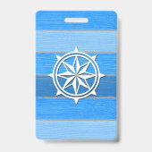 Maritiem thema ontwerp badge (Achterkant)