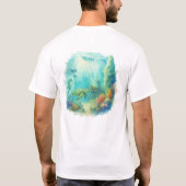 Maritiem thema t-shirt - Zeepaardje (Achterkant)