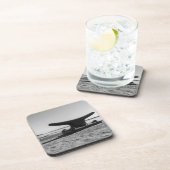 maritiem thema, zwart en wit drankjes onderzetter (Rechterzijde)