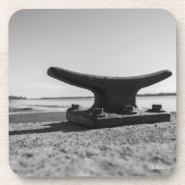 maritiem thema, zwart en wit drankjes onderzetter