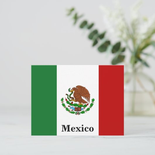 maritiem toerisme voor de Mexicaanse vlag Briefkaart (Staand voorkant)
