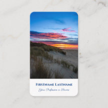 Maritiem zand duin strand zonsondergang reisagent 