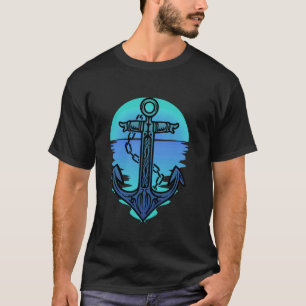 Maritieme Anker Boten Varend Zeilschip T-shirt
