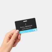 Maritieme Anker Pro Damast Badge (Handheld)