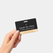 Maritieme Anker Pro Damast Badge (Handheld)