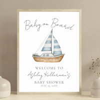 Maritieme Baby Aankomst Borrel Welkomstbord