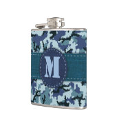 Maritieme camouflage heupfles (Links)
