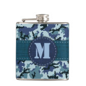 Maritieme camouflage heupfles (Voorkant)