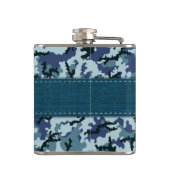 Maritieme camouflage heupfles (Achterkant)