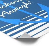 Maritieme decoratie | Anker lichten poster (Hoek)