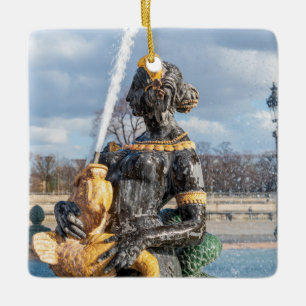 Maritieme fontein ter place de la Concorde - Parij Keramisch Ornament