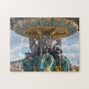 Maritieme fontein ter place de la Concorde - Parij Legpuzzel