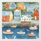 Maritieme Hamlet Ruitstickers Raamsticker (Vel)