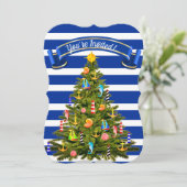 Maritieme Kerstboom Op Maat Kaart (Staand voorkant)