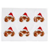 Maritieme Kerstman Kreeft Groot Cadeauzakje (Achterkant)