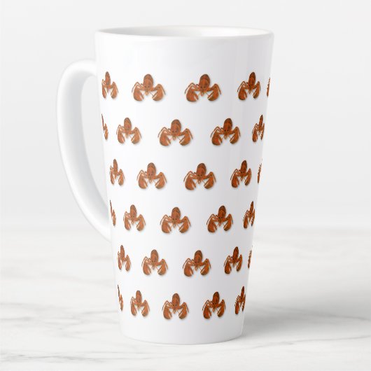 Maritieme Kreeft Latte Mok (Linkerhoek)