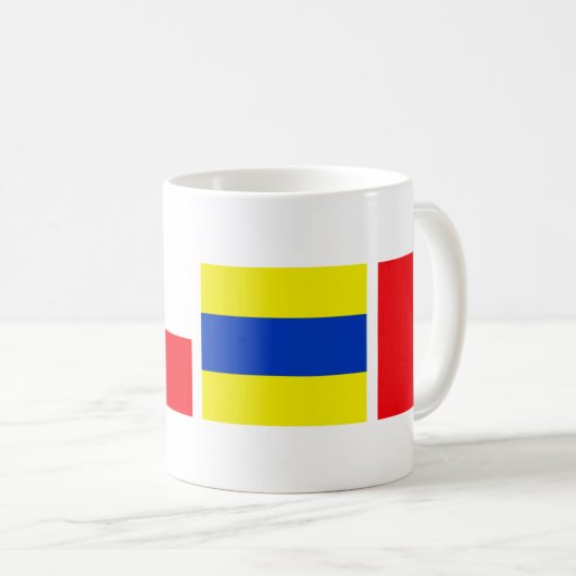 Maritieme mok - kies stijl en kleur (Voorkant rechts)