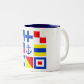 Maritieme mok - kies stijl en kleur (Voorkant rechts)