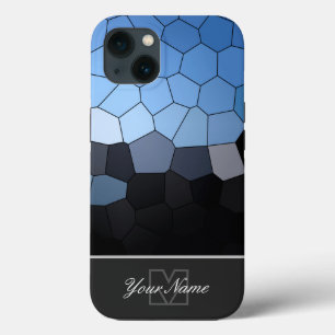 Maritieme mozaïektegels, persoonlijk Monogram! Case-Mate iPhone Case