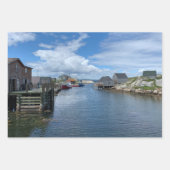 Maritieme Natuur Inpakpapier Vellen (Voorkant 2)