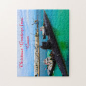 Maritieme Onderzeeër Guam.  Legpuzzel (Verticaal)