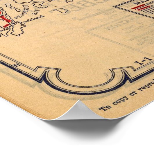 Maritieme provincies 2 poster (Hoek)