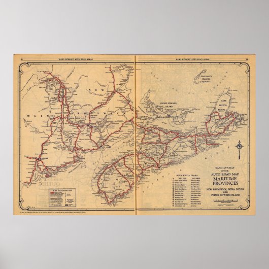 Maritieme provincies 2 poster (Voorkant)