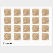Maritieme provincies 2 vierkante sticker (Vel)