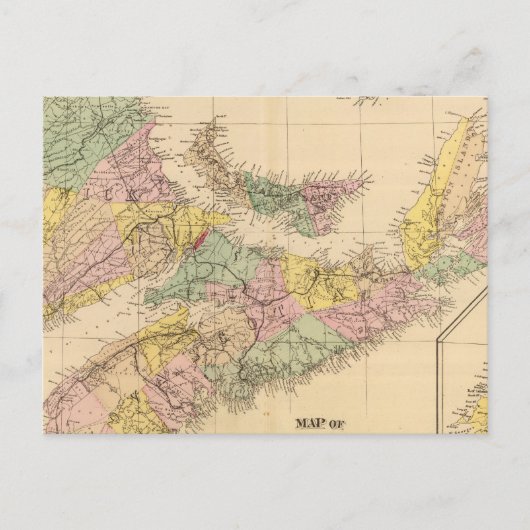 Maritieme provincies briefkaart (Voorkant)