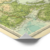 Maritieme provincies en Newfoundland Poster (Hoek)