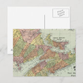 Maritieme provincies van Canada Briefkaart (Voorkant / Achterkant)