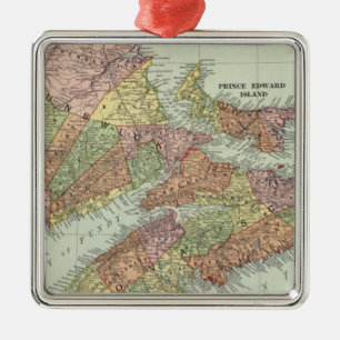 Maritieme provincies van Canada Metalen Ornament