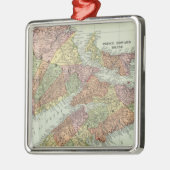 Maritieme provincies van Canada Metalen Ornament (Links)