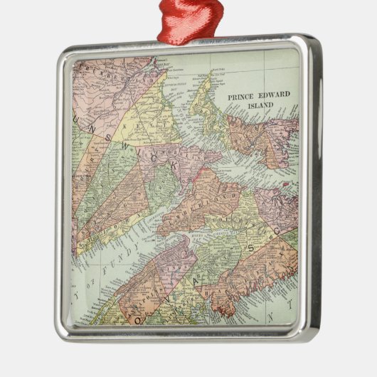 Maritieme provincies van Canada Metalen Ornament (Links)